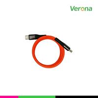 Cable de Carga Rápida Verona DC-160 de 60W, Tipo-C a Tipo-C, con Trenzado de Nailon, Conductor de Cobre Puro, Molde Privado, para Auriculares y Banco de Energía