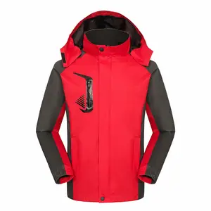 Giacca autunno sottile tempesta outdoor alpinismo plus pile sportivo cappotto tre in uno abiti da lavoro logo stampato su misura