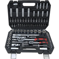 Kit d'outils essentiels pour homme en acier au carbone, 94 pièces, manuel, pour la maison, kit d'urgence, réparation automobile, dortoir universitaire, appartement, voiture
