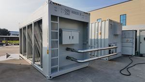 Conteneur hydroélectrique robuste de 20 pieds avec système de refroidissement intelligent pour 210 unités de serveurs informatiques hydroélectriques pour opérations en climats chauds - Product Image 2