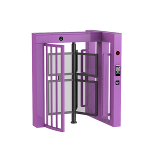 Porte tourniquet de contrôle d'accès pleine hauteur Rotors à 120 degrés Barrière à rabat pour capteur d'empreintes digitales RFID pour barrière de foule de sécurité - Product Image 6