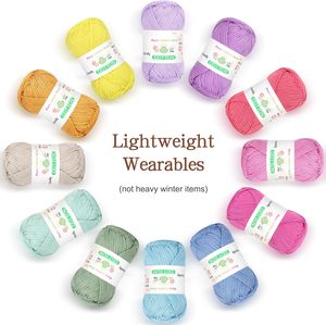 Vente directe fabricant – Fil fantaisie 100 % acrylique, teint, à quatre brins, tricoté à la main, épaisseur moyenne, pour bébé, type laine de bébé et coton laitier - Product Image 2