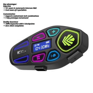 Casque <span class=keywords><strong>de</strong></span> moto SK31 2X avec écran LCD, batterie 40 heures, intercom double, réduction du bruit du vent, IP65, durabilité par tous les temps - Product Image 1