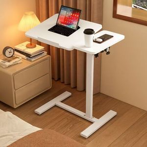 Movable Rotating Wooden Coffee <strong>Table</strong> Modern Design Walnut Color <strong>Bedside</strong> <strong>Small</strong> Adjustable Coffee <strong>Table</strong> for Sofa and <strong>Bedside</strong> - Product Image 5