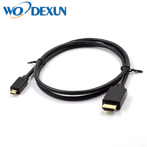 4K Ultra sottile <span class=keywords><strong>HDMI</strong></span> a <span class=keywords><strong>Micro</strong></span> <span class=keywords><strong>HDMI</strong></span> <span class=keywords><strong>cavo</strong></span> 3.2mm OD - 15 + 1 rame rivestito in acciaio, portatile e ad alta velocità - Product Image 1
