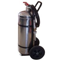 Chariot porte-extincteur roulant en acier inoxydable SUS304, vente chaude usine, modèle 18 bars, capacité 30L-100L