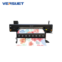 Nouvelle imprimante de transfert par sublimation portable haute vitesse 1,9 m à 4 têtes pour l'impression textile, la production de vêtements, Flex, 1 an