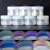 SHENG ZHU Hersteller Kosmetik Veganer Diamant Farbenwechsel Lidschatten Glimmer Chamäleon Perlpigment Puder