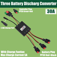 Convertisseur de décharge de batterie double pour vélo électrique 20V ~ 72V 20A 30A 40A Module parallèle de batterie double