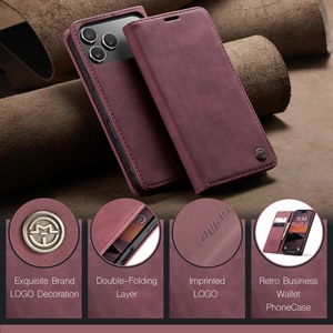 Funda de teléfono Retro <span class=keywords><strong>CaseMe</strong></span> para <span class=keywords><strong>iPhone</strong></span> 17 16 15 14 13Pro Max, funda con tapa magnética, accesorios para teléfono móvil para <span class=keywords><strong>iPhone</strong></span> 17 Pro Max - Product Image 6