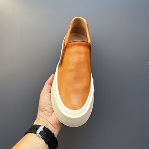 Người Đàn Ông Của Phong Cách Anh Martin Khởi Động Mùa Thu Bộ Sưu Tập Slip-On Da Chính Hãng Da Lộn Mid-Top Thời Trang Giản Dị Khởi Động - Product Image 4