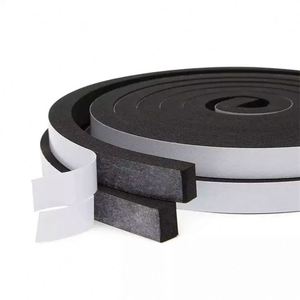 Feuille de caoutchouc EPDM isolante de bonne qualité, feuille de mousse noire à cellules ouvertes, feuilles adhésives en mousse EPDM, feuille de caoutchouc EPDM - Product Image 2
