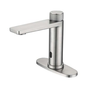 <span class=keywords><strong>Grifo</strong></span> de <span class=keywords><strong>lavabo</strong></span> de un solo orificio para baño infrarrojo de inducción fría y caliente de doble control de acero inoxidable para <span class=keywords><strong>lavabo</strong></span> transfronterizo de Hotel - Product Image 5