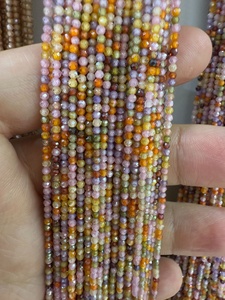 HLC Cuentas Sueltas de Zirconia Facetada de 2MM, 3MM, 4MM, Hilos de Cuentas de Cristal Súper Brillantes, Borlas de Zirconia para Joyería de Fiesta Neón - Product Image 4