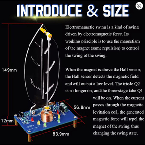 OKYN‑Y2317 Kit de oscilación electromagnética USB 5V, kit de aprendizaje STEM para estudiantes - Product Image 5