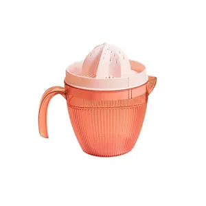 휴대용 과일 주스 컵 플라스틱 휴대용 미니 과즙 짜는기구 컵 과즙 짜는기구