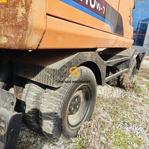 Excavatrice minière d'occasion abordable de marque coréenne DOOSAN DH210W 7, excavatrice sur pneus d'occasion à vendre - Product Image 6