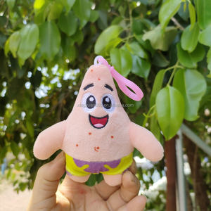 Mini eşek doldurulmuş oyuncak anahtarlık yumuşak peluş mercan polar PP pamuk EDEA stres giderici süper yumuşak doğum günü işlemeli - Product Image 1