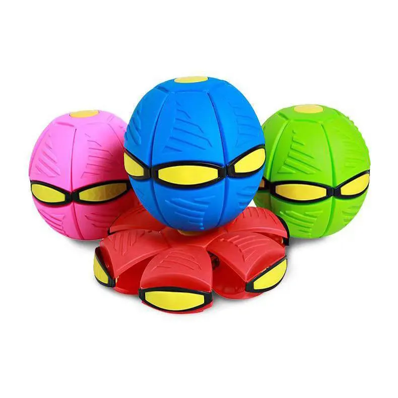 Outdoor Flying Saucer Interactive Toy Portable Deformation Flying UFO Magic Sports Ball Toys