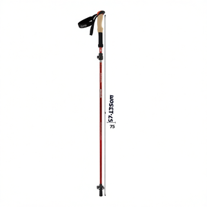 Black 7-5J2D <b>Folding</b> Trekking Poles Premium <b>Walking</b> <b>Sticks</b> for Outdoor Adventures - Product Image 1