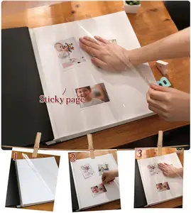 Wholesale Scrapbook Album Linen 4x6 Photo Wedding Baby Photo Album Book Printing Pictures Artwork Postcards Christmas Gift