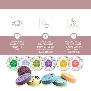 Bombas de Ducha Orgánicas en Bolsa, Tabletas de Aromaterapia, Veganas, al por Mayor, Marca Privada - Product Image 4