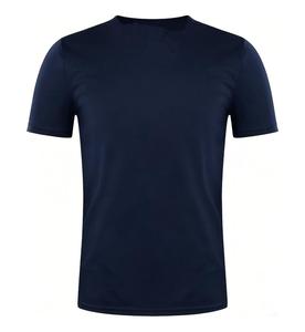 <span class=keywords><strong>T</strong></span>-<span class=keywords><strong>shirt</strong></span> basique uni en polyester tricoté 160 g/m² pour homme, blanc et <span class=keywords><strong>rouge</strong></span>, imprimé par transfert thermique, décontracté - Product Image 6