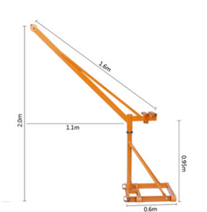 Jyh 360 độ Mini Crane khỉ hoist Lift JIB Crane với Palăng điện ngoài trời nhà xây dựng ngành công nghiệp - Product Image 2