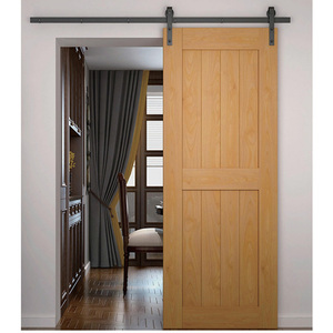 <span class=keywords><strong>Porte</strong></span> coulissante en bois massif pour chambre à coucher, maison <span class=keywords><strong>moderne</strong></span> - Product Image 4