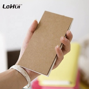 2025 cancelleria 7x14cm 50 fogli Cover Kraft Memo Pad portatile taccuino linea/griglia pagina per fare elenco blocco note - Product Image 3