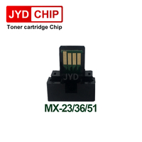 Puce de toner universelle MX-36 MX-23 MX-51 pour cartouche Sharp MX-2610N MX2615 MX3610 MX2310 MX2010U MX4110 MX5110 MX23 MX51 MX36