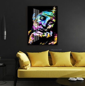 Pintura de Resina de Arte Pop de <span class=keywords><strong>Alec</strong></span> Monopoly sobre Acrílico, Arte de Graffiti, Decoración de Pared, Pintura de Porcelana de Cristal, Decoración del Hogar, Pinturas Artísticas - Product Image 3