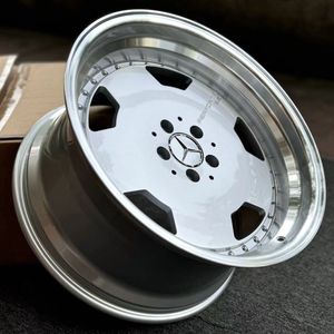 Jantes légères 18-20 pouces 5x112 Flow Forming, à déport profond, finition poli miroir argenté, style rétro VIP pour <span class=keywords><strong>Mercedes</strong></span> - Product Image 4