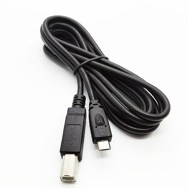 Customize Micro USB 2.0 Android Phone PC to Printer Data Sync Cable Micro USB 5pin Male to USB B Type Male Printer Scanner Cable