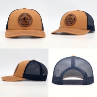 Gorra Trucker Richardson 112 de 5 Paneles, Gorra de Malla de Algodón y Poliéster, Gorra Trucker Informal con Logotipo Personalizado