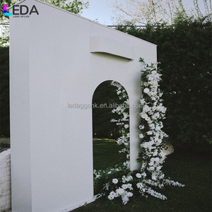 Fondo de Acrílico Personalizado de Alta Calidad LEDA, Fondo de PVC Blanco para Bodas - Product Image 1