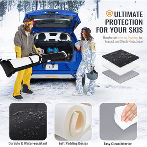 Borsa da sci e borsa per scarponi da sci Combo imbottito organizer per scarponi da viaggio aerei per stivali e casco e altro ancora - Product Image 5