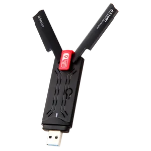 Thẻ Mạng Không Dây Wifi 6 AX USB 2023 Bán Chạy 3.0 Có Ăng Ten Ngoài Bộ Chuyển Đổi Wifi AX1800 Băng Tần Kép