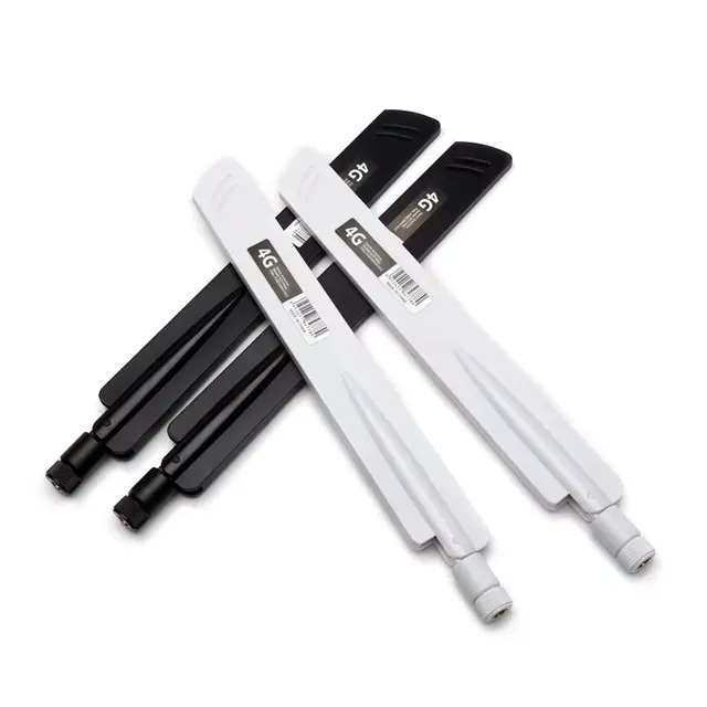 2pcs 4G LTE Router Antenna High Gain 18dBi 700-2700MHz  Male for Wireless Network Card Wifi Router High Signal Sensitivity