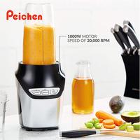 1000W 2 In 1 Krachtige Mixer Voor Thuisgebruik Met Grinder Chopper Keukenmachine Proteïne Shake Juicer Blender Verstelbare Snelheid