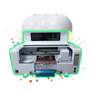 Zoomjet Mini Uv Printer A3 Digital Injket Printer Direct To Garment Phone Cell Led Uv Printer Machines