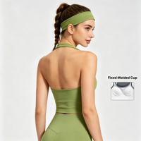 AMCLEVER Grosir Atasan Yoga Wanita, Warna & Ukuran Dapat Disesuaikan, Menyerap Keringat & Dukungan Ringan untuk Pemesanan Grosir