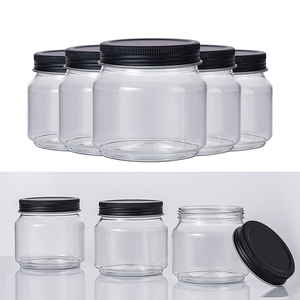 Tùy Chỉnh Rõ Ràng Chai Nhựa Với Vít Cảm Ứng Niêm Phong Cap, 225Ml Rộng Miệng Pet Mật Ong <span class=keywords><strong>Jar</strong></span>, Vòng Chai Nhựa Để Đặt Mật Ong - Product Image 3