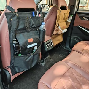 Car <b>Seat</b> Back Hanging Bag Multi Pocket <b>Storage</b> Organizer Oxford Fabric Black Khaki Army Green Car Organizers - Product Image 1
