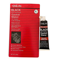 85g noir gris RTV Silicone mastic joint fabricant colle forte liaison adhésif et tube de mastic