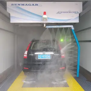 360-degree high pressure water single arm automotive touchless car wash machine with foam and shampoo function SENMAGAR Brand