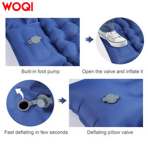 Colchón inflable Woqi para 2 personas 200x140x10cm con almohada y bomba incorporada para camping, senderismo y viajes - Product Image 4