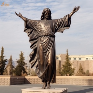 Grande esterno religioso sacra famiglia a grandezza naturale Gesù statue in bronzo Cristo Gesù resurrezione statue in ottone scultura per la vendita - Product Image 2