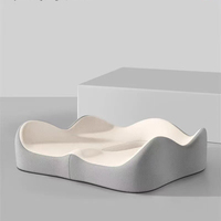 Coussin de siège ergonomique pour voiture, en mousse à mémoire de forme orthopédique, pour soulager les douleurs du dos, de la sciatique et du coccyx