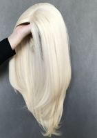 Perruque juive de luxe en soie, 100 % cheveux humains vierges chinois Remy, dentelle transparente HD, ligne de cheveux naturelle, taille personnalisée